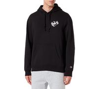Champion Rochester 1919 Graphic Gallery-Heavy Powerblend Fleece Sudadera con Capucha, Negro, L para Hombre