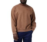 Champion Rochester 1919 Logo de Escritura Dyed/Wash Crewneck Sudadera, Marrone, M para Hombre