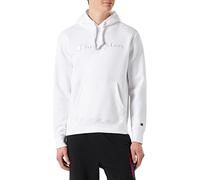 Champion Rochester 1919 Logo Fleece Sudadera con Capucha, Color Blanco, S para Hombre