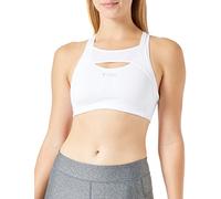 Champion Sa New Active Crop Top Sujetador Deportivo, Color Blanco, S (8-10) para Mujer