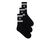 Champion Seasonal Socks 3PP C-Logo Crew, Negro, 39-42 EU (6-8 UK) Unisex - Adulto -FW23, Nero