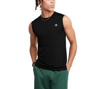 Champion Sleeveless, Sport Tank, Moisture Wicking, Muscle T-Shirt for Men (Reg. Or Big & Tall) Camiseta, Negro, M para Hombre