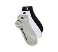 Champion Socks Basics 3pk Quarter Socks, Calcetines Unisex adulto, Gris Claro, 39-42