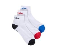 Champion Socks Basics 3pk Quarter Socks, Calcetines Unisex adulto, Multicolor (Blanco), 39-42