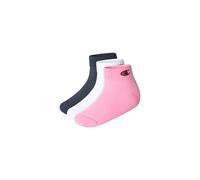 Champion Socks Basics 3pk Quarter Socks, Calcetines Unisex niños, Rosa (Fucsia), 27-30
