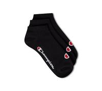 Champion Socks Basics 3pk Sneaker Socks, Calcetines Unisex adulto, Negro, 35-38