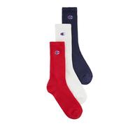 Champion Socks Seasonal (U20138) -Colored C-Logo 3pp Crew Calcetines, Light Azul (BS561), 35-38 (Pack de 3) Unisex Adulto