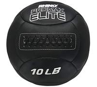 Champion Sports PRX10 Rhino Promax Elite Slam Balls, 10 Libras, Carcasa Suave con Agarre Antideslizante, Pelota de Ejercicio de Pared Medicinal para Levantamiento de Pesas, pliometría, Entrenamiento