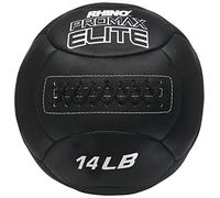 Champion Sports PRX14 Rhino Promax Elite Slam Balls, 14 Libras, Carcasa Suave con Agarre Antideslizante, Pelota de Ejercicio de Pared Medicinal para Levantamiento de Pesas, pliometría, Entrenamiento