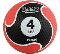 Champion Sports Rhino Elite - Balón Medicinal (4 Libras), Color Rojo