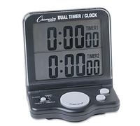 Champion Sports S Temporizador de Pantalla Jumbo Doble, 1/EA, Negro, 4-1/2 Pulgadas de Ancho x 5 Pulgadas de Alto