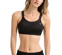 Champion Spot Comfort Full Support Sports Bra Sujetador Deportivo, 38C Black para Mujer