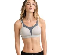 Champion Spot Comfort Full Support Sports Bra Sujetador Deportivo Mujer, Oxford Heather / Medium Gray, 95C