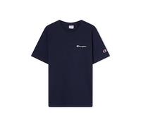 Champion Core Heritage - Camiseta de Manga Corta para Hombre, Color Azul Marino