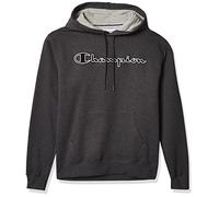 Champion Sudadera con capucha de forro polar Powerblend para hombre, logotipo de Script - - Small