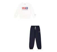 Champion Sudadera con cuello redondo para niño, Blanco (WW001), 15-16 años