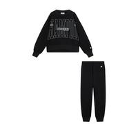 Champion Sudadera Legacy para niña, Negro, S