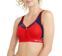 Champion Sujetador Deportivo con Cremallera y Control de Movimiento para Mujer, Llama Roja, 110E