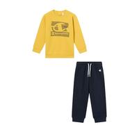 Champion Traje de cuello redondo Legacy para niño, amarillo, 98