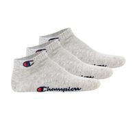 Champion Unisex Calcetines, 3 Par - Calcetines de Cuarto Básico Gris Ue 35-38