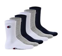 Champion Unisex Calcetines, 6 Pares - Calcetines Básicos Crew