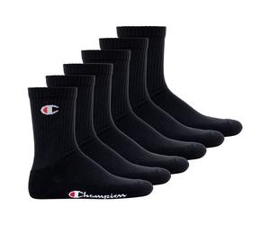 Champion Unisex Calcetines, 6 Pares - Calcetines Básicos Crew