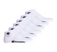 Champion Unisex Calcetines, 6er Paquete - Calcetines de Cuarto, Básico, Logotipo