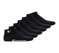 Champion Unisex Calcetines, 6er Paquete - Calcetines de Cuarto, Básico, Logotipo