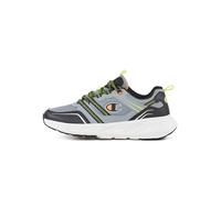 Champion Warrior Low - Zapatillas para Hombre, Gris/Negro/limón (ES008), 42.5 EU, Gris Negro Limón Es008, 42.5 EU