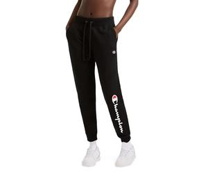 Champion Women's Joggers, Powerblend, Fleece Joggers, Pantalones cómodos para Mujer, 29" (Plus, Fuente Negra, L