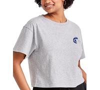 Champion Womens Plus Fitness Workout Crop Top Gray S