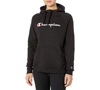 Champion Women's Powerblend Graphic Hoodie, Black, X Small