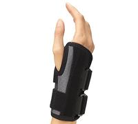 Champion Wrist Splint, Universal Fit, Maximum Support, Airmesh Fabric, Black, Large (Left Hand)