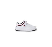 Champion Zapatillas RD18 Low B PS Low Cut Shoe, Blanco/Ante Navy/Isabel, Talla 34, Niño