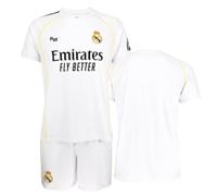 Champion's City Kit Infantil Primera Equipación 25-26 Blanco Liso Camiseta y Shorts - Edad 6 años