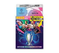 Champions League Stickers 25/26 - Mega Booster Pack (contiene 67 pegatinas).