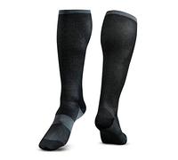 Champro AS8BL - Calcetín de Hockey para Hombre, Talla L, Cuerpo Negro, Grande