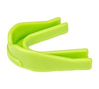 CHAMPRO Boil-and-Bite - Protectores bucales sin tirantes, paquete de 50, para adultos, color verde neón