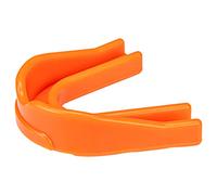 CHAMPRO Boil-and-Bite - Protectores bucales sin tirantes, paquete de 50, para adultos, naranja