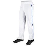 Champro BP41UARPM MVP pantalón de Fondo Abierto con Pipa M Blanco, Adulto Real, Mediano