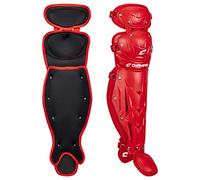Champro Optimus MVP - Protectores de piernas para atascador de béisbol con doble rodilla, 16,5 pulgadas de longitud