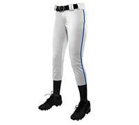 Champro pantalón de Torneo para Mujer con Ribete, Medium, Blanco/Royal