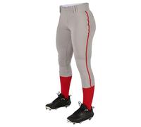 Champro Pantalones de sóftbol de Tiro bajo para Mujer con Ribetes Laterales