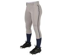 Champro Pantalones de sóftbol para Mujer con Ribetes Laterales, Pantalones Tradicionales de Talle bajo con Trenzado
