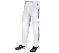 CHAMPRO Pantalones Deportivos para Adultos, con Triple Corona, Color Blanco, Azul Marino, Talla XL