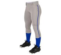 Champro Tournament - Pantalones Tradicionales de sófbol de Talle bajo para Mujer con Trenza