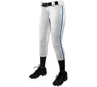 Champro Tournament - Pantalones Tradicionales de sófbol de Talle bajo para Mujer con Trenza