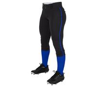 Champro Tournament - Pantalones Tradicionales de sófbol de Talle bajo para Mujer con Trenza