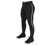 Champro Tournament - Pantalones Tradicionales de sófbol de Talle bajo para Mujer con Trenza