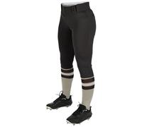 CHAMPRO Tournament Traditional Low-Rise Softball Knicker Bragas de sóftbol, Negro, S para Mujer